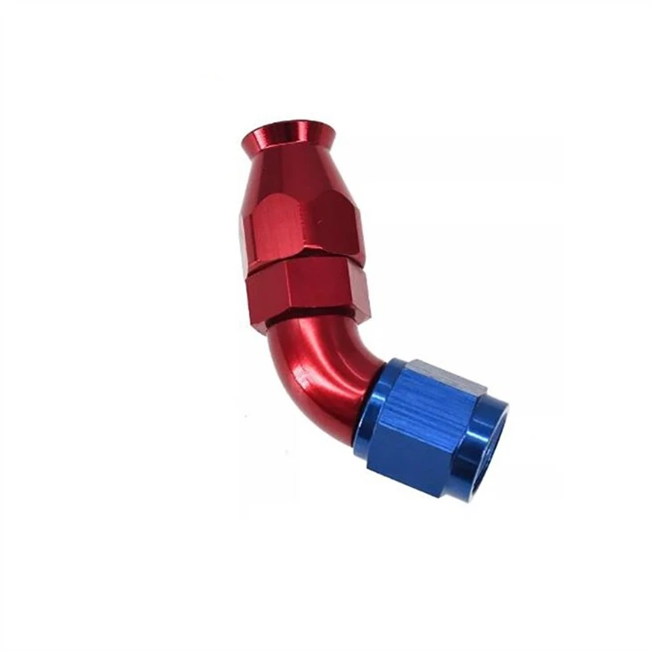 full flow 45 degree ptfe hose ends