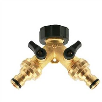 موصل خرطوم نحاسي مزدوج